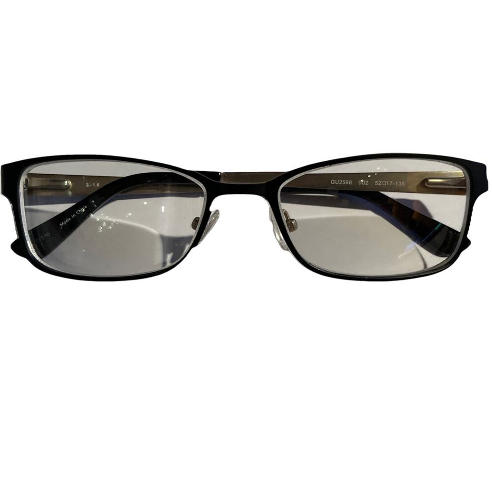 GUESS GU2568 002 Black Eyeglasses Frame 52-17-135 FRAMES ONLY